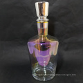 wholesale colored plating glass decanter with stopper
